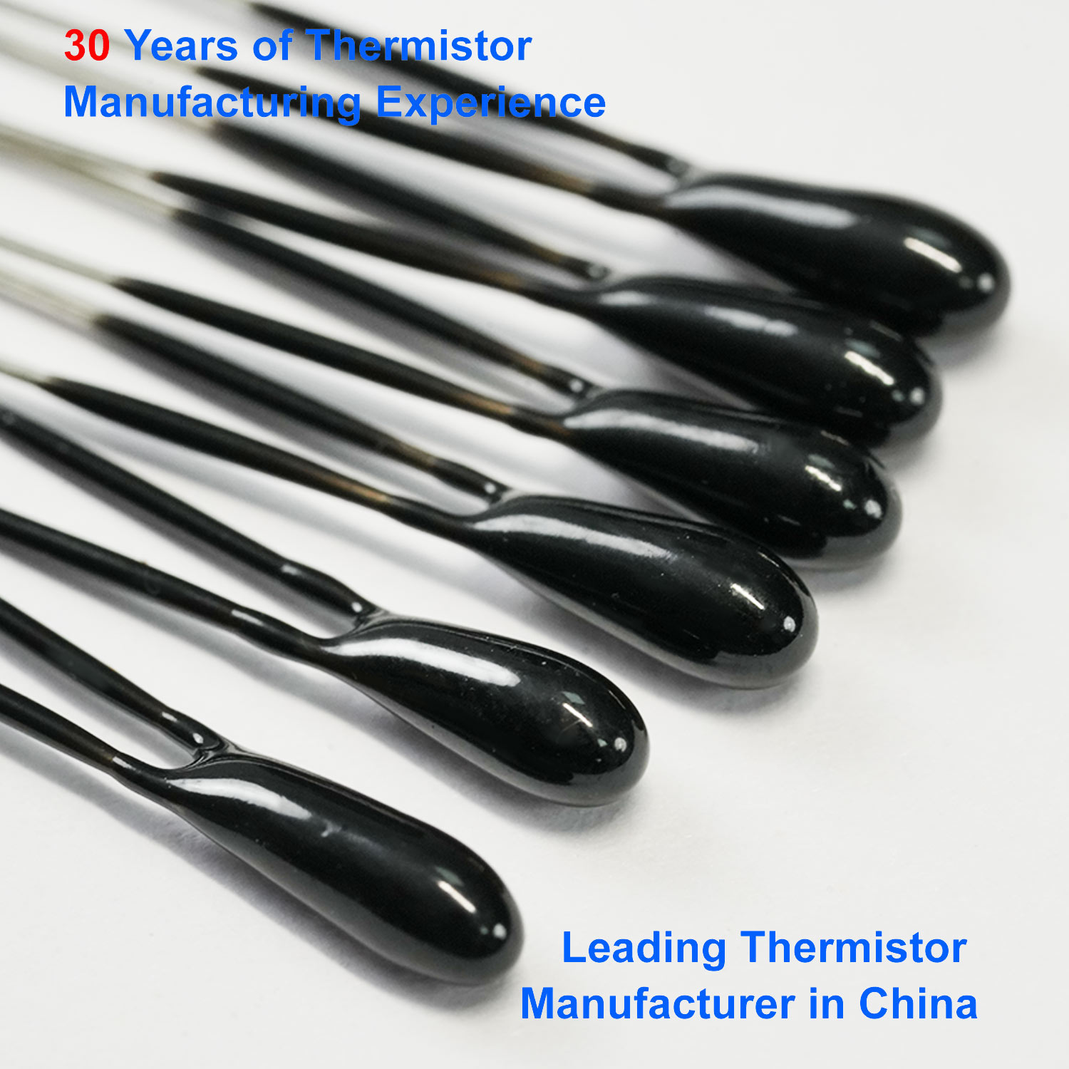 NTC Thermistor with Epoxy Resin Encapsulated Ceramic Chip